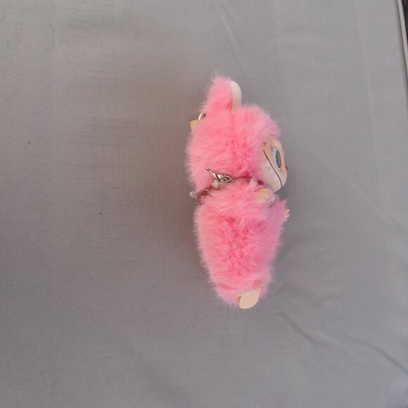 Custom Labubu Inspired The Monsters Pink Vinyl Plush Pendant - Picture 6 of 6